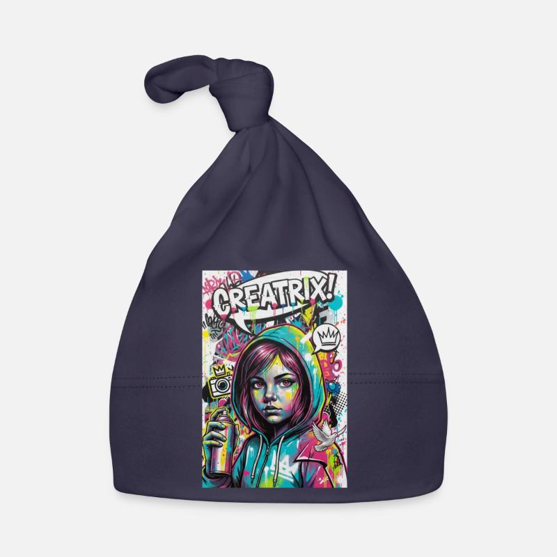 Color Explosion Graffiti Heroine Organic Baby Cap
