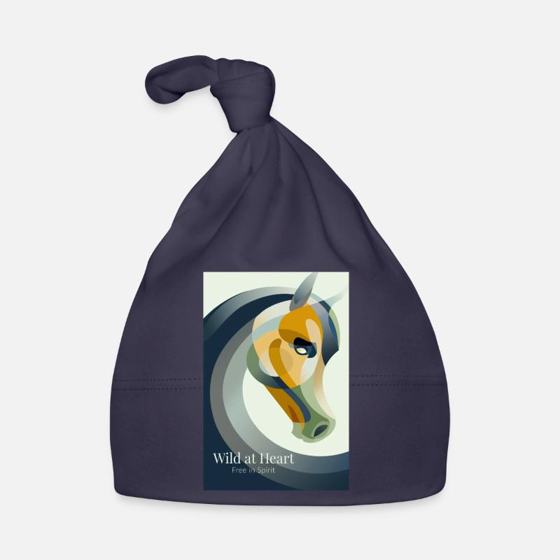 Affiche de cheval abstraite moderne Bonnet bio Bébé