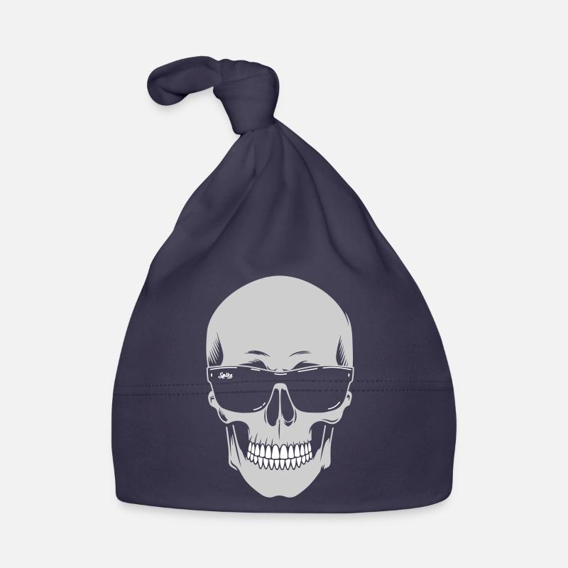 Lunettes de soleil Squelette Noir - Bonnet bio Bébé - marine