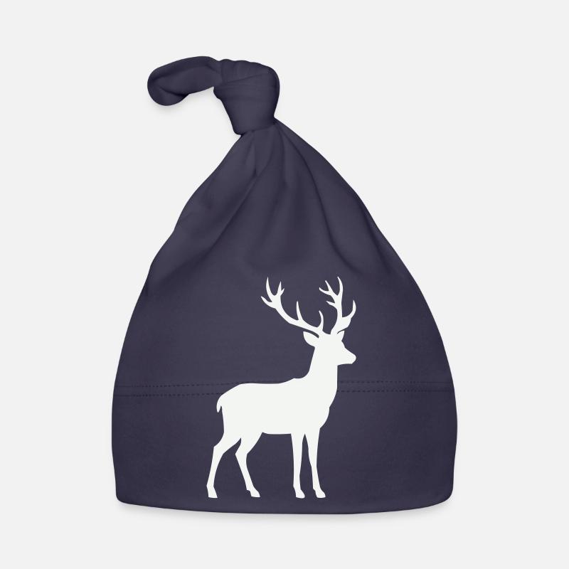 Silhouette de cerf Bonnet bio Bébé