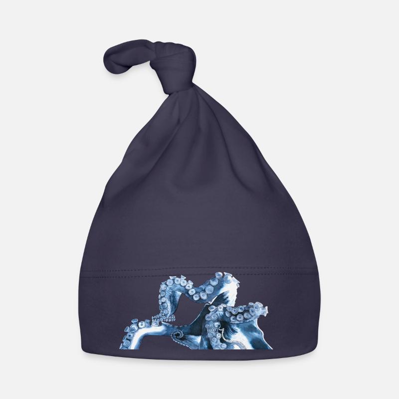 Octopus Tentacle Octopus Tentacle Octopus Organic Baby Cap