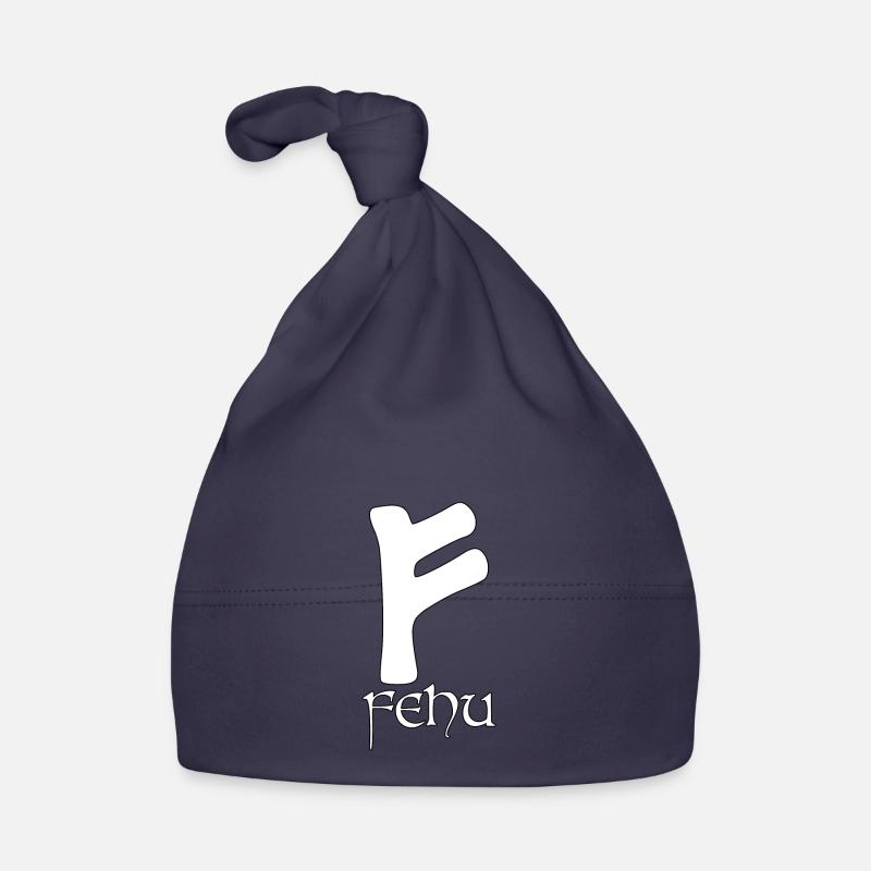 Rune Fehu Protective Rune Magical Powers Organic Baby Cap