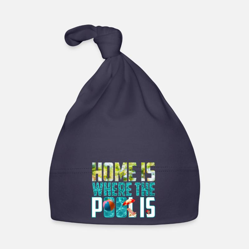 Home is Where the Pool Is Baby Bio-Mütze