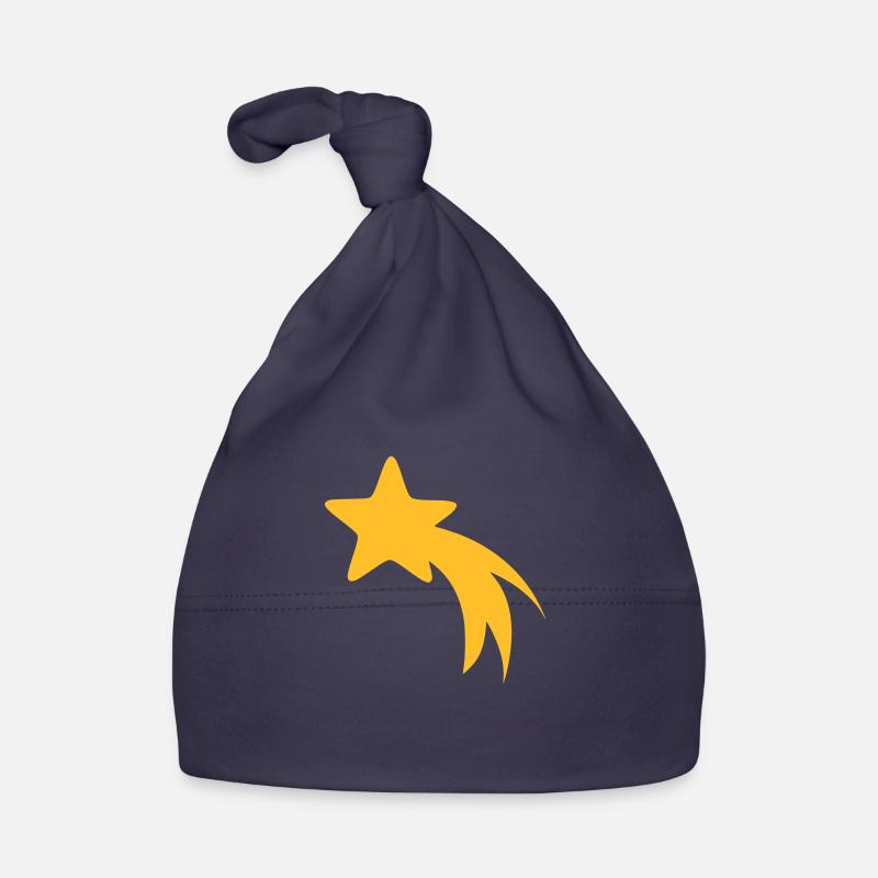 STERNSCHNUPPE - Baby Bio-Mütze - Navy