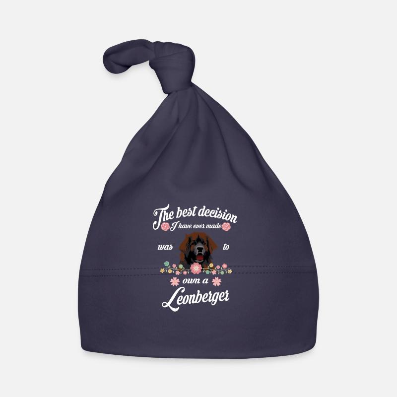 Leonberger - Bonnet bio Bébé - marine