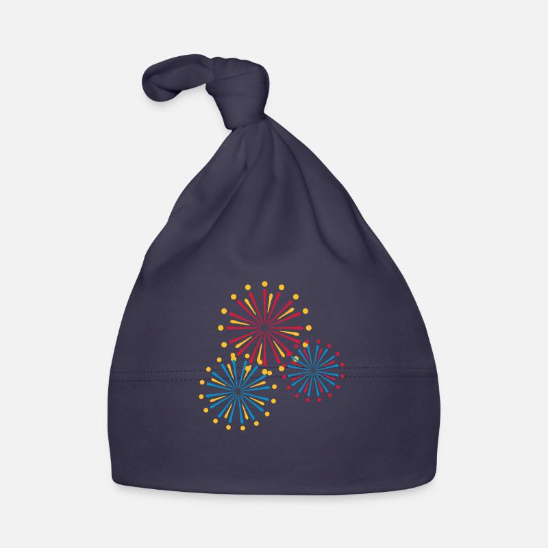 Firework - Bonnet bio Bébé - marine