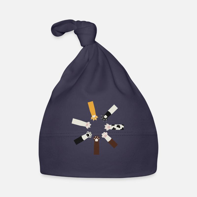 Chat drôle Bonnet bio Bébé