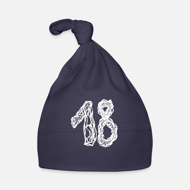 Numéro 18 blanc Bonnet bio Bébé