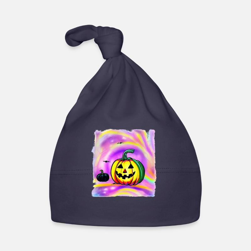 Halloween Spooky Lanterne Citrouille 17 Bonnet bio Bébé