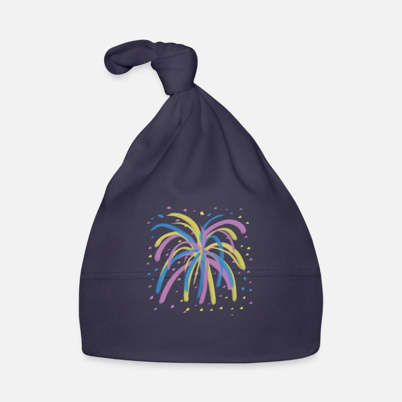 Fireworks in dazzling colors Organic Baby Cap