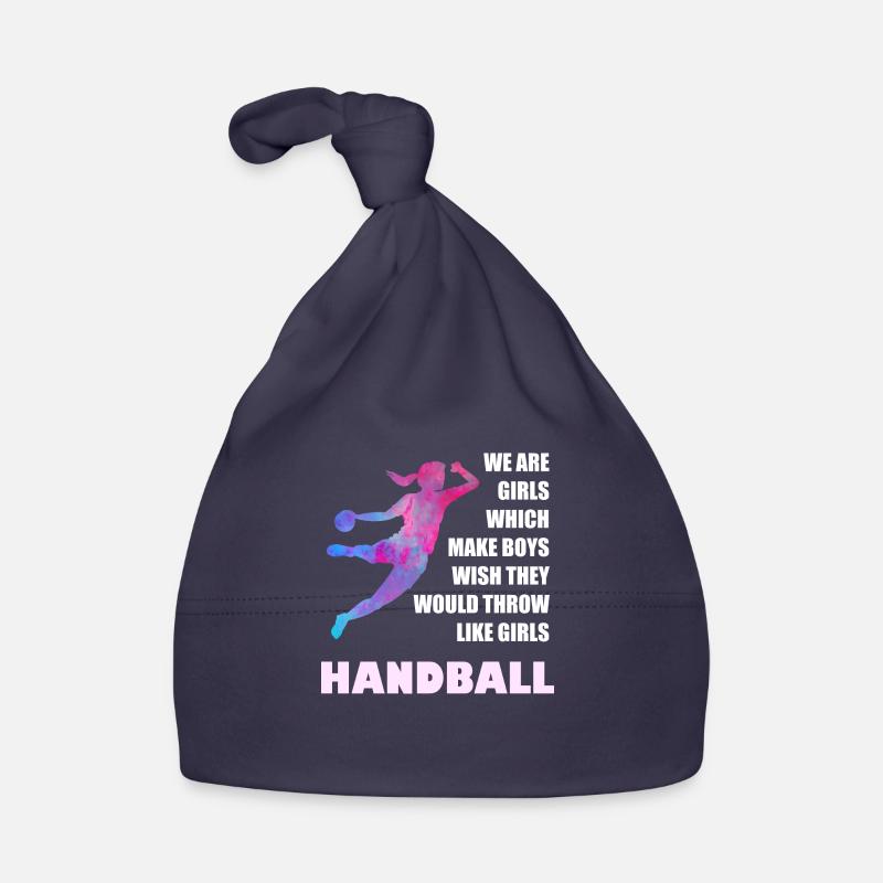 Frauen und Mädchen Handball Geschenkidee Baby Bio-Mütze