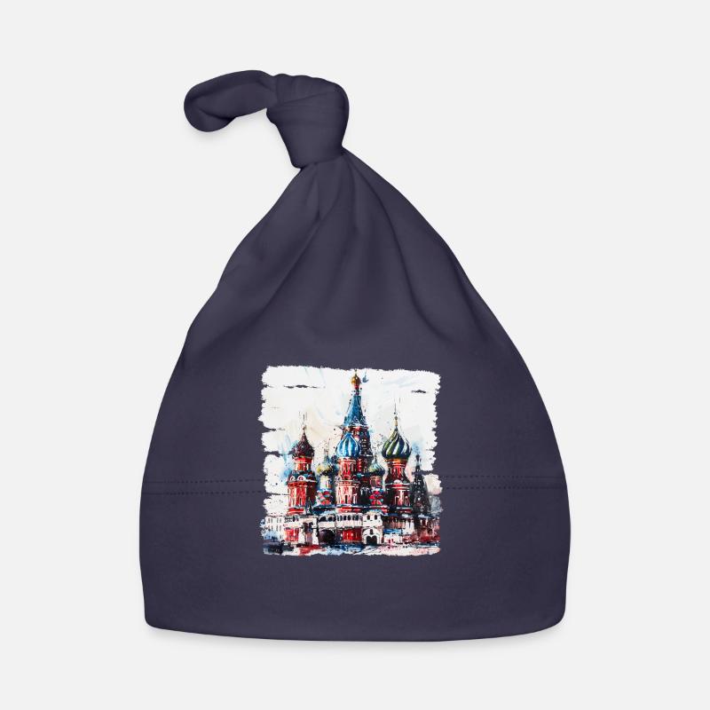 St. Basil's Cathedral, a famous landmark Organic Baby Cap