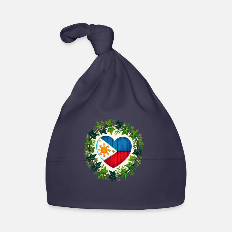 Drapeau des Philippines Bonnet bio Bébé