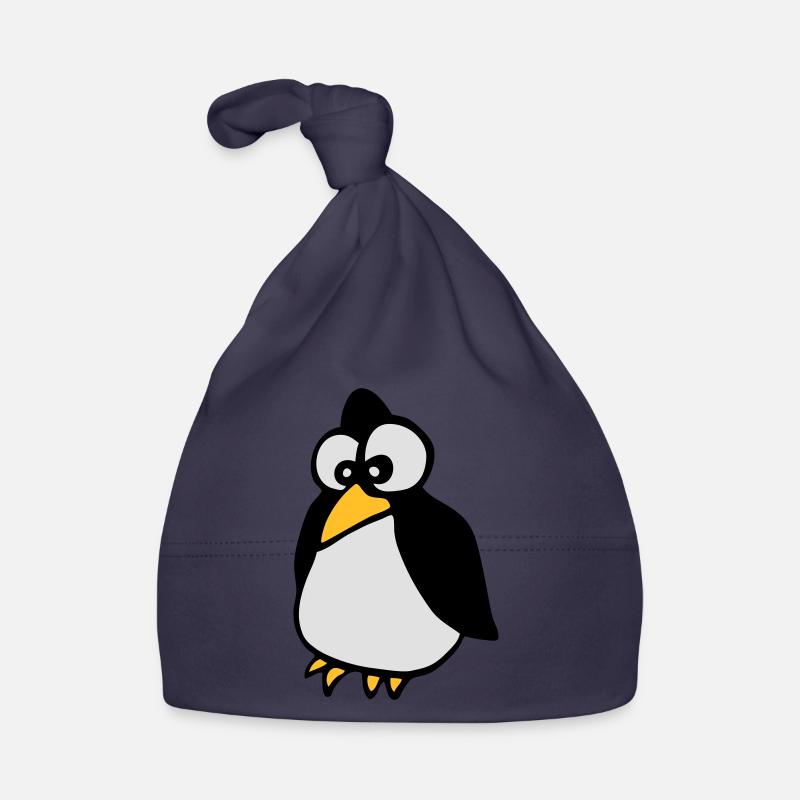 pingouin - Bonnet bio Bébé - marine
