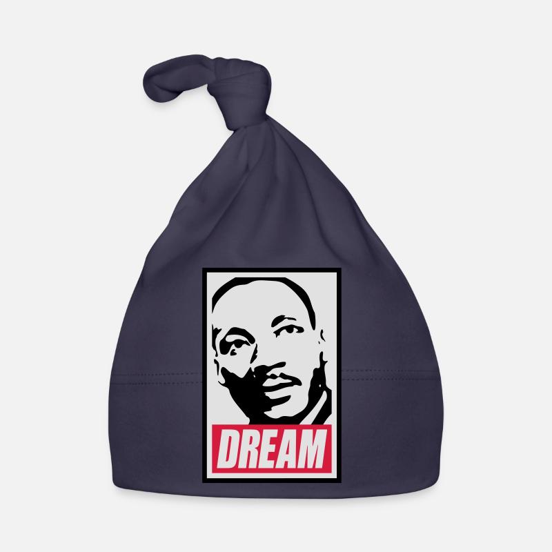Obey x Dream MLK - Bonnet bio Bébé - marine