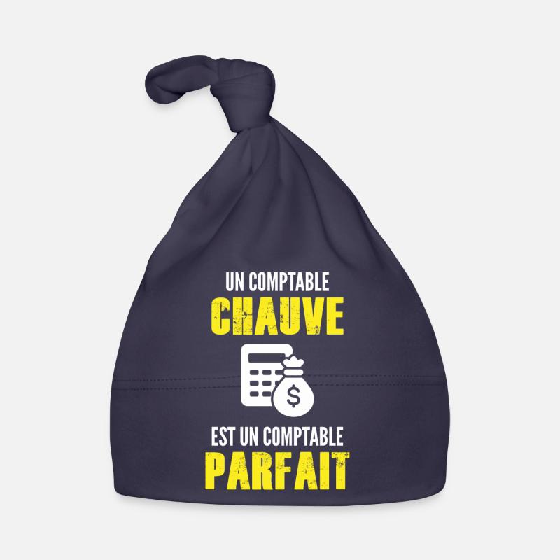 comptable chauve - comptable parfait Bonnet bio Bébé