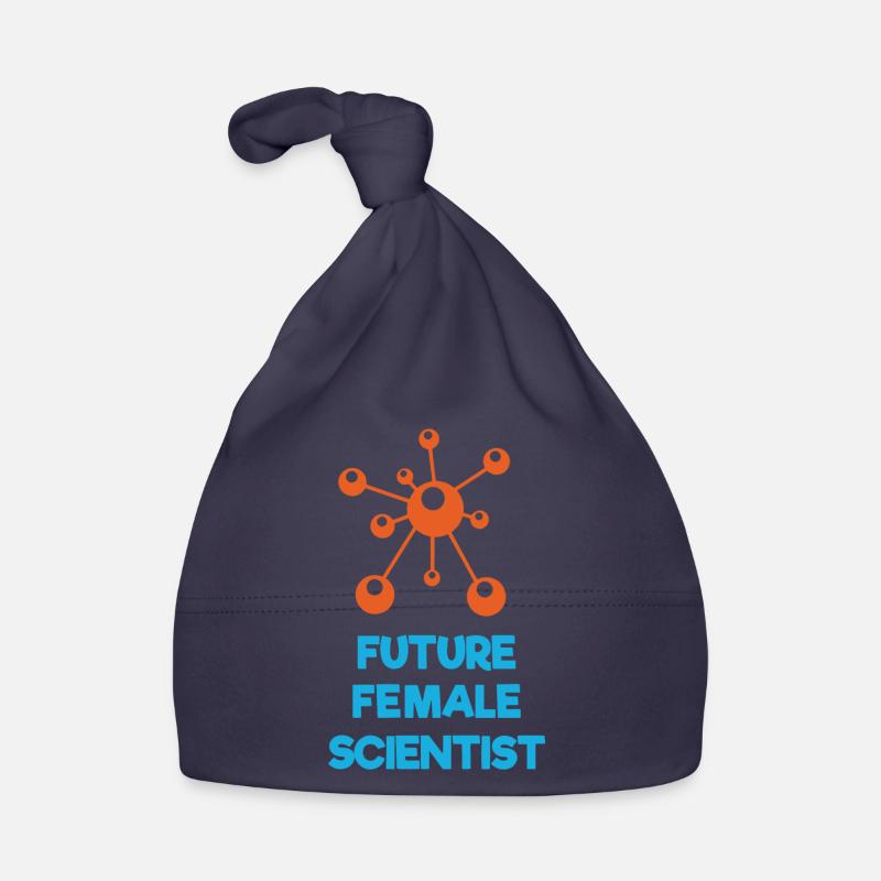 Future Female Scientist Organic Baby Cap