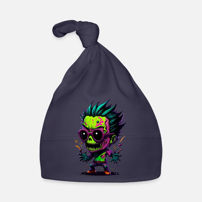 Zombie cool coloré Bonnet bio Bébé