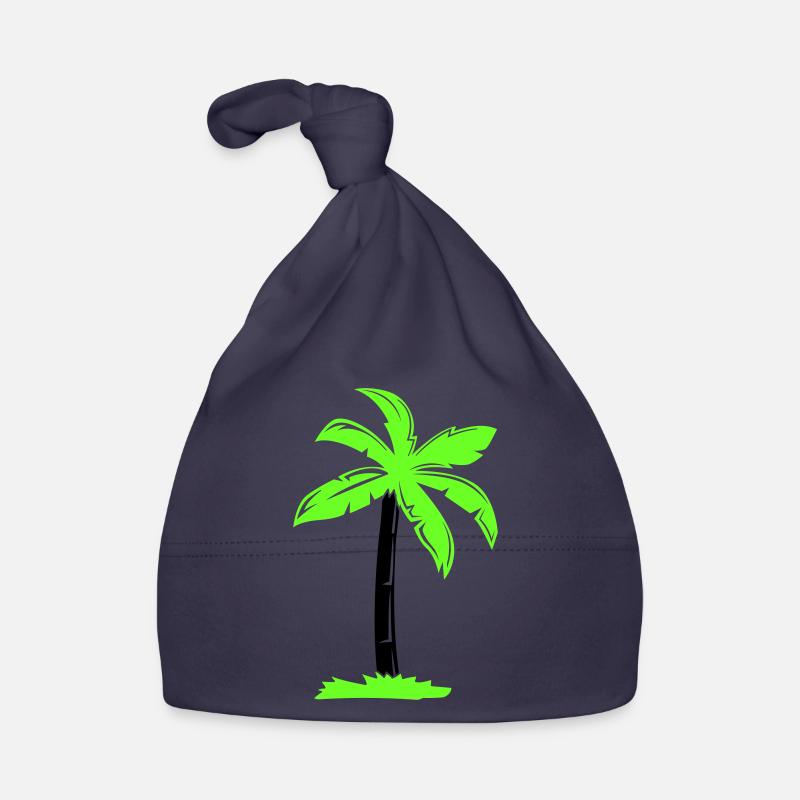 palm tree Organic Baby Cap