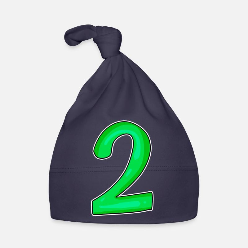 2 - Bonnet bio Bébé - marine