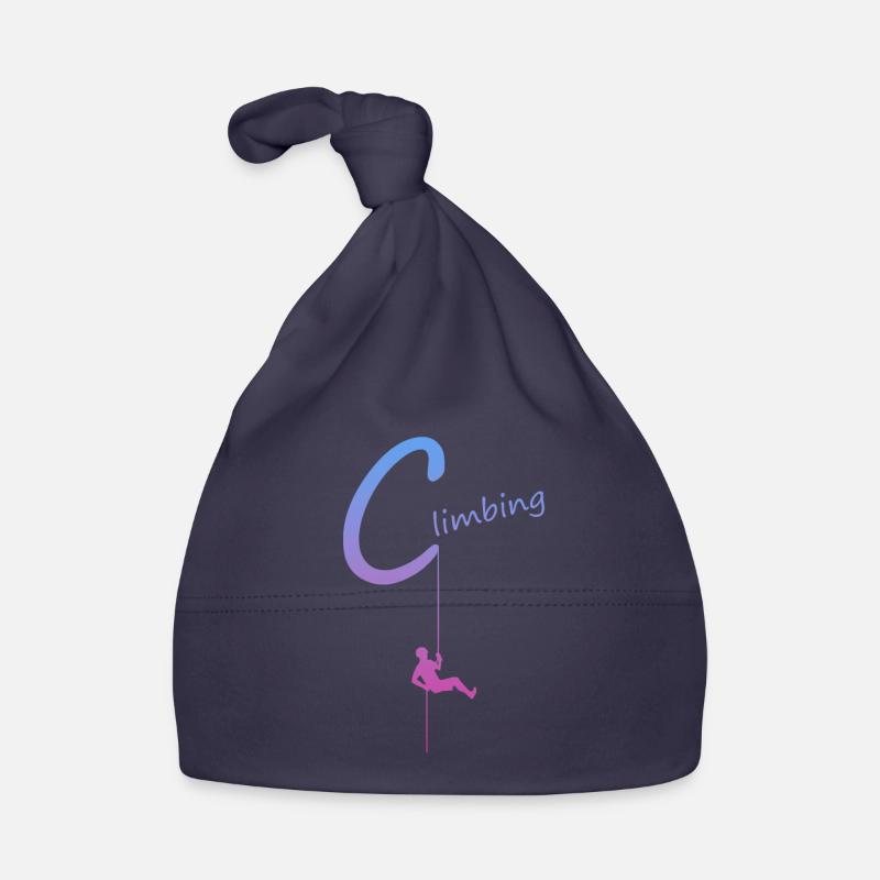 climbing, abseilen, klettern, kletterer Baby Bio-Mütze