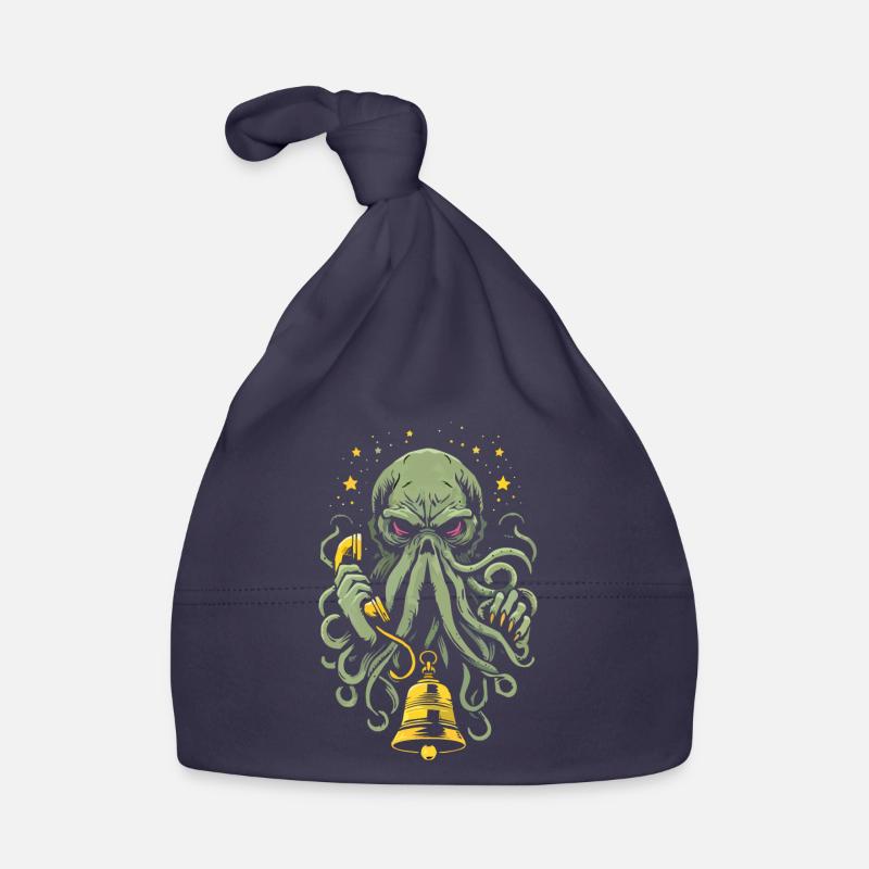 L’appel de Cthulhu ! - Bonnet bio Bébé - marine