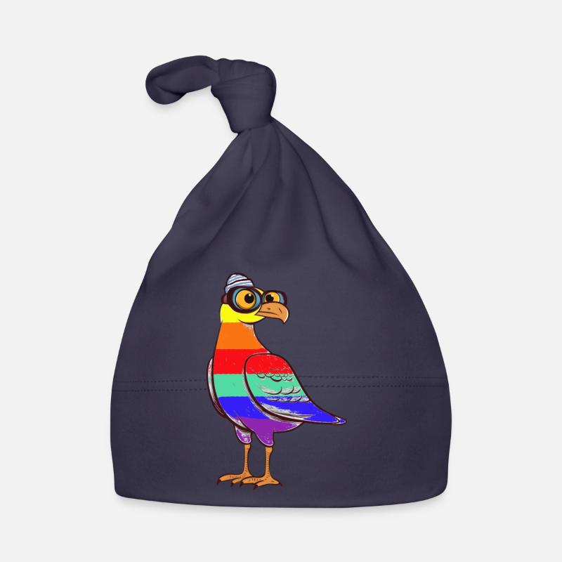 LGBT Rainbow Seagull Seagulls Maritime Organic Baby Cap
