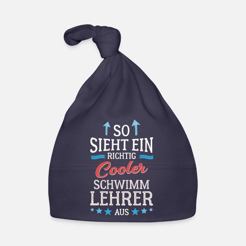 So sieht ein richtig cooler Schwimmlehrer aus Baby Bio-Mütze