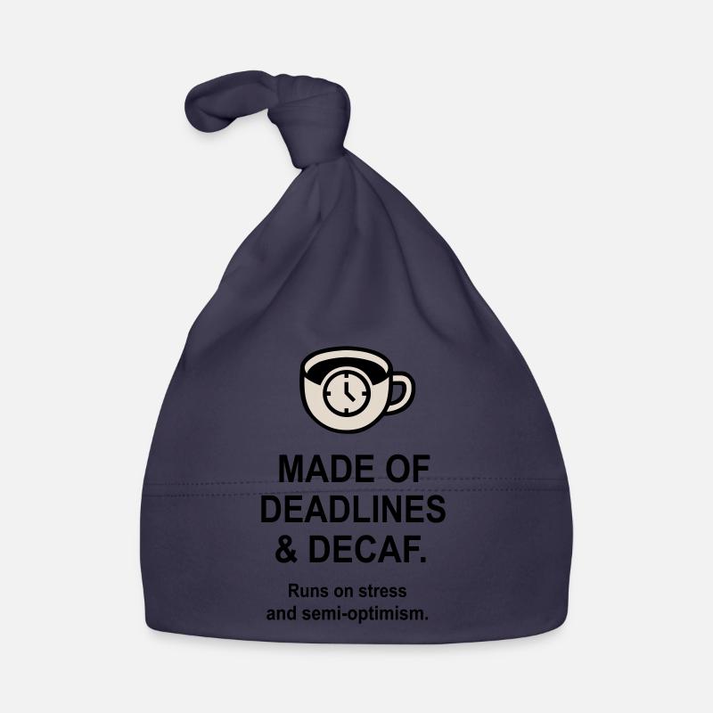 Deadlines and Decaf Organic Baby Cap