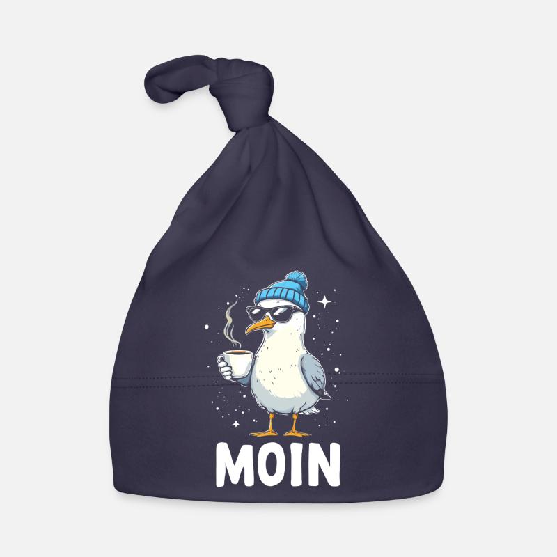 Moin Seagull Coffee Coast Northern Germany Organic Baby Cap