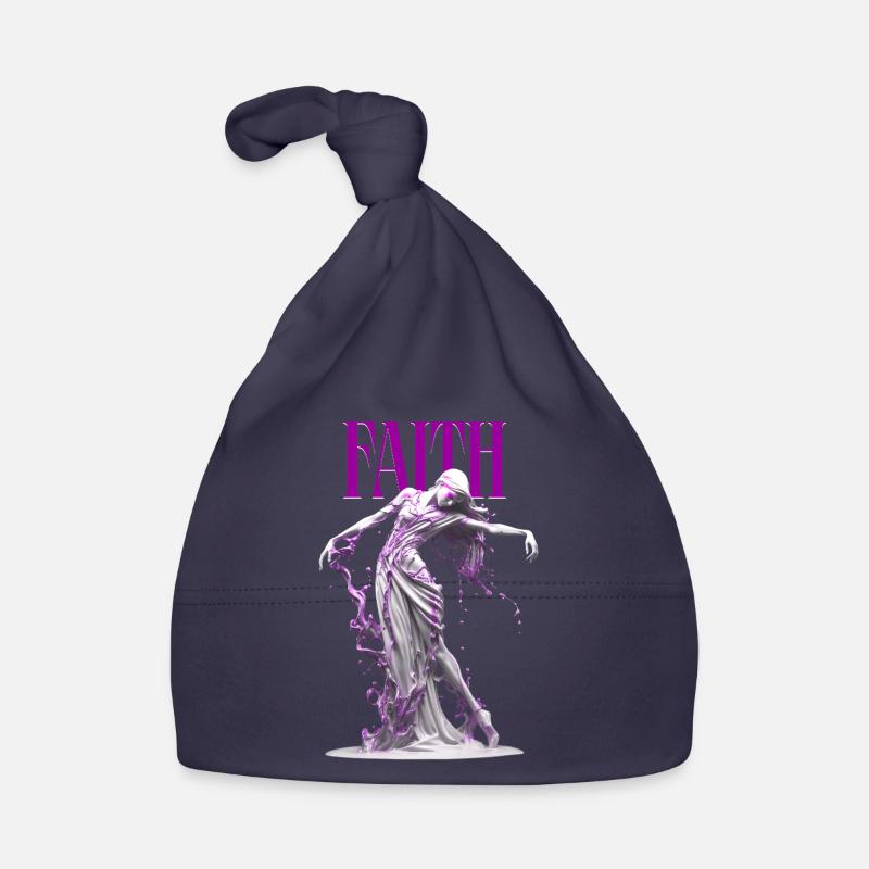Danseuse de la Foi du Marbre Liquide Bonnet bio Bébé