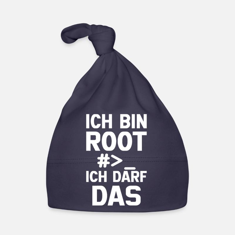 Je suis Root – Sans permission Bonnet bio Bébé