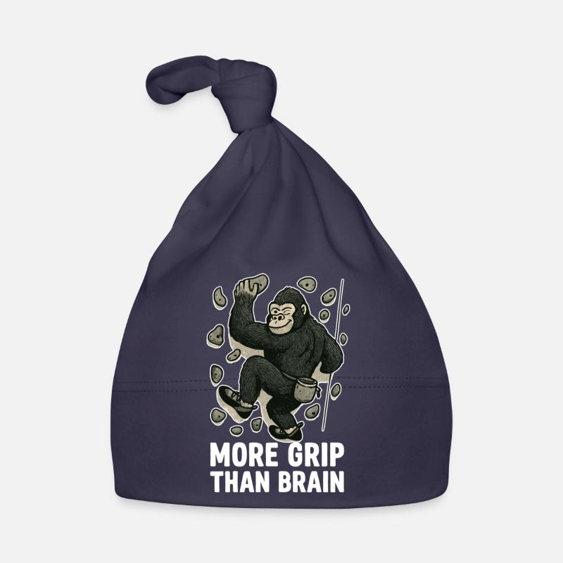 Plus de prise que de cerveau – Bloc de gorille Bonnet bio Bébé