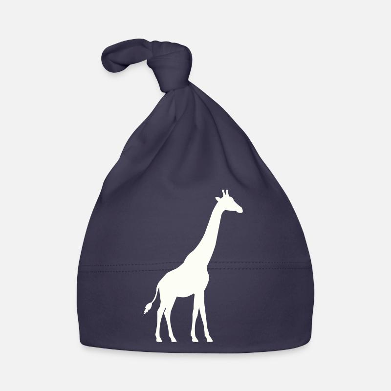 Giraffe Silhouette Baby Bio-Mütze