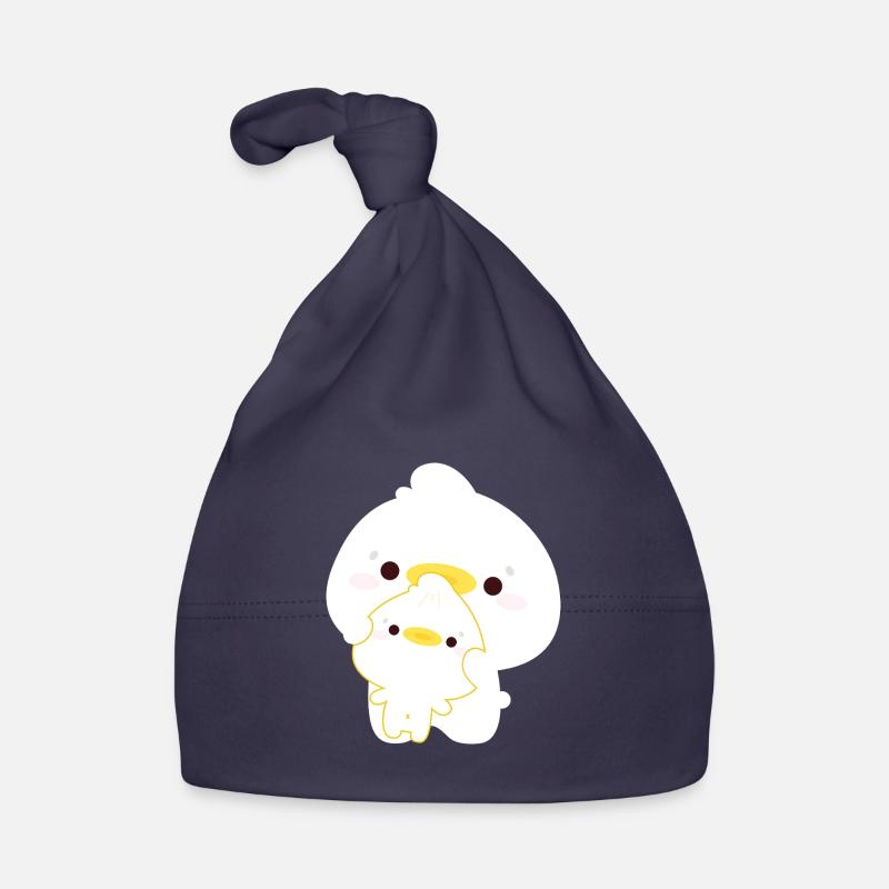 Duck Couple Organic Baby Cap