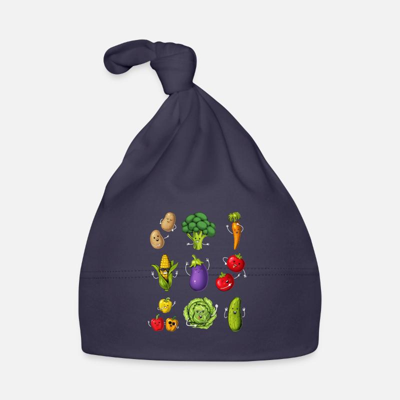 Funny Vegetables Organic Baby Cap