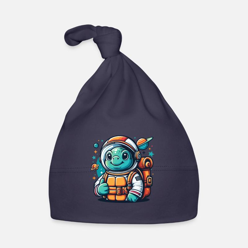 Tortue de l’espace Bonnet bio Bébé
