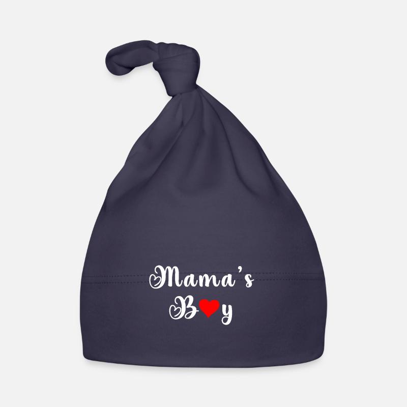 Mama's boy - Bonnet bio Bébé - marine