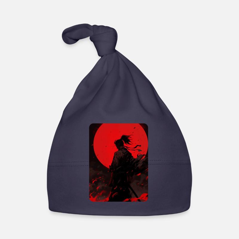 Blood Moon Samurai Organic Baby Cap