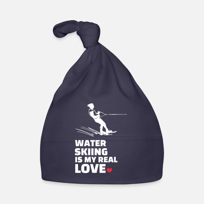 I love water skiing Organic Baby Cap