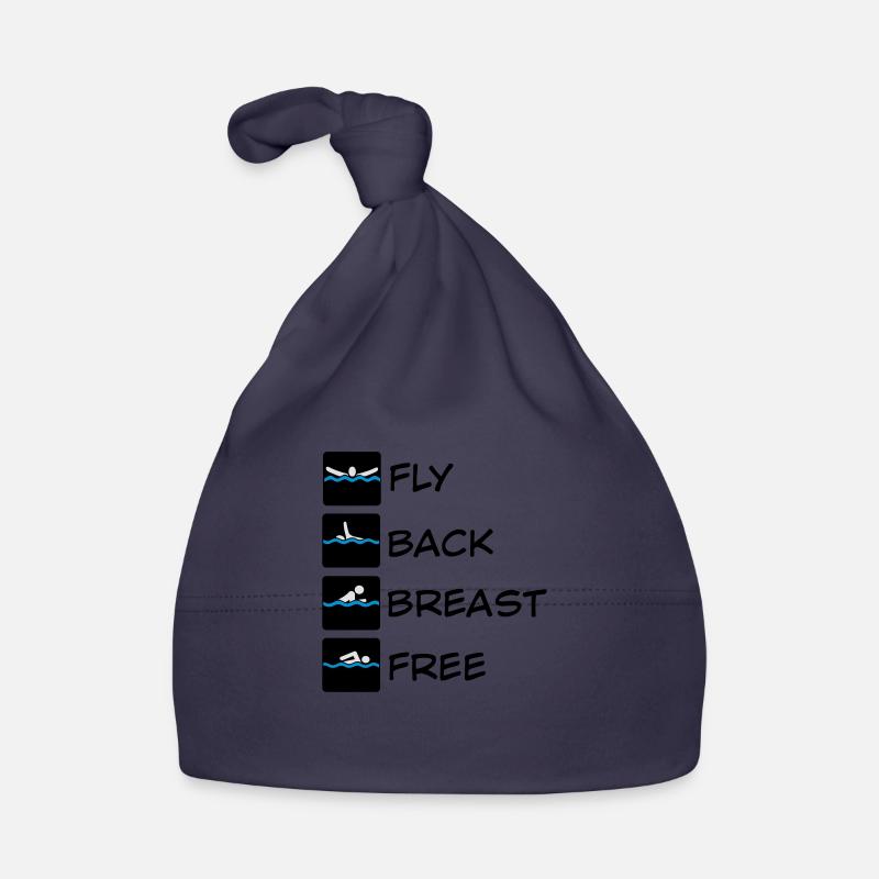 nager - Bonnet bio Bébé - marine