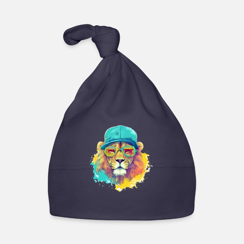Izi der coole Löwe Baby Bio-Mütze
