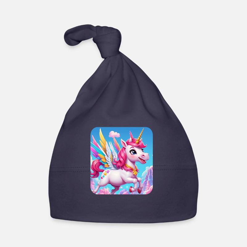 Einhorn Baby Bio-Mütze