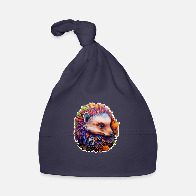 Hérisson psychédélique Bonnet bio Bébé