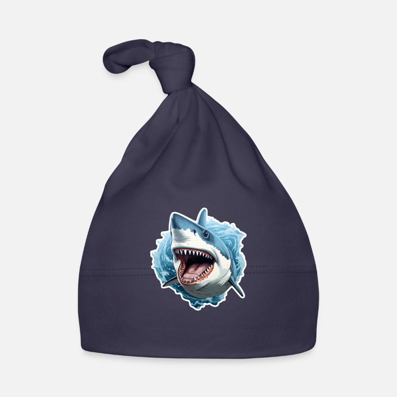 Requin dans l’océan Bonnet bio Bébé