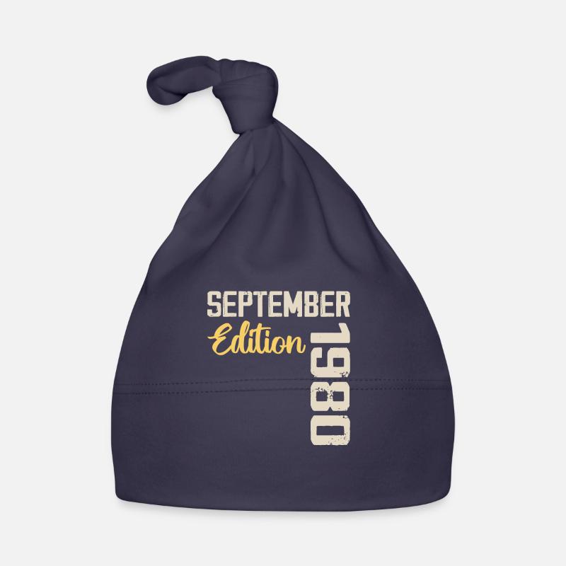 September 1980 - 44th Anniversary September 1980 Organic Baby Cap