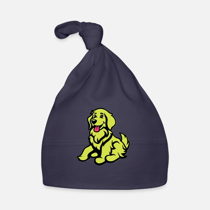 Dog Comic Animal Organic Baby Cap