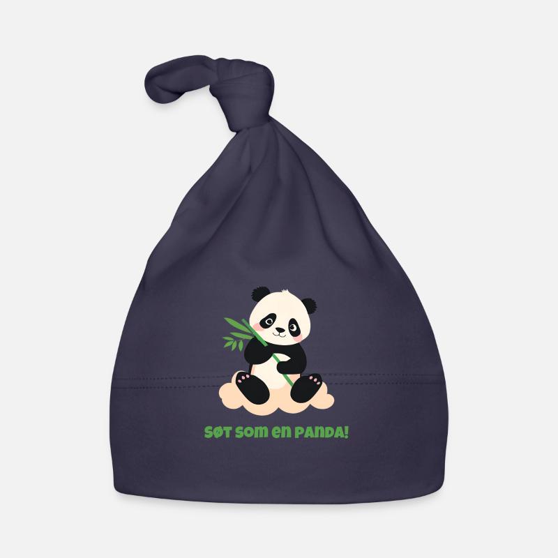Süß wie ein Panda! Baby Bio-Mütze