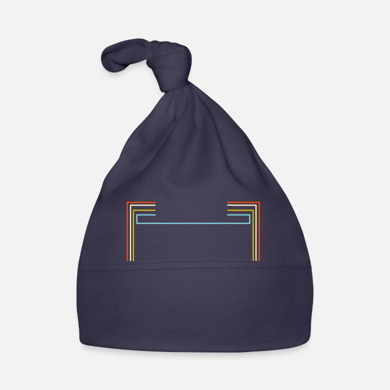 Colorful Lines Lines Deco Decode Organic Baby Cap