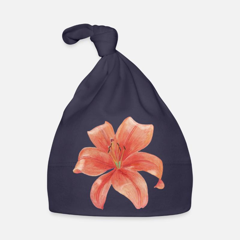 Lilie - Bonnet bio Bébé - marine
